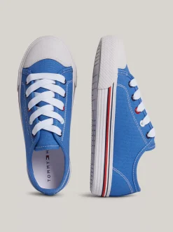 Obuwie I Akcesoria|Obuwie I Akcesoria*Tommy Hilfiger Sygnowane Buty Sportowe Z Logo SKYBLUE