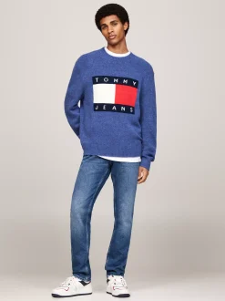 Jeansy*Tommy Hilfiger Sygnowane Jeansy Scanton O Wąskim Kroju DENIM MEDIUM