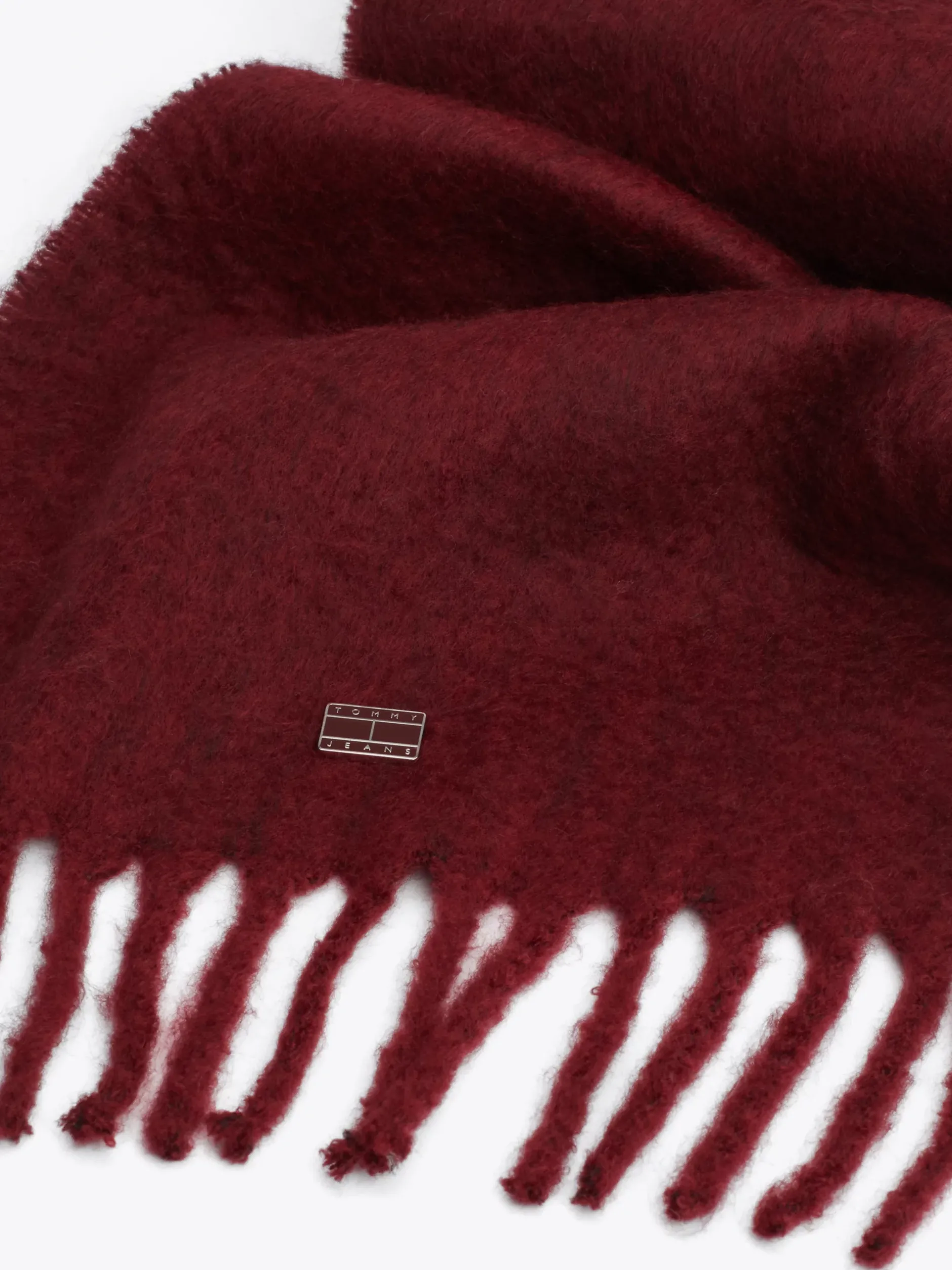 Szaliki|Szaliki*Tommy Hilfiger Szal City Z Metalowym Logo DEEP ROUGE