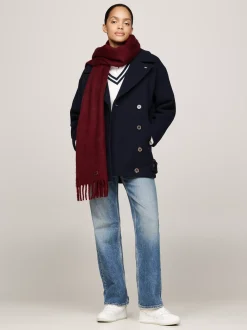 Szaliki|Szaliki*Tommy Hilfiger Szal City Z Metalowym Logo DEEP ROUGE