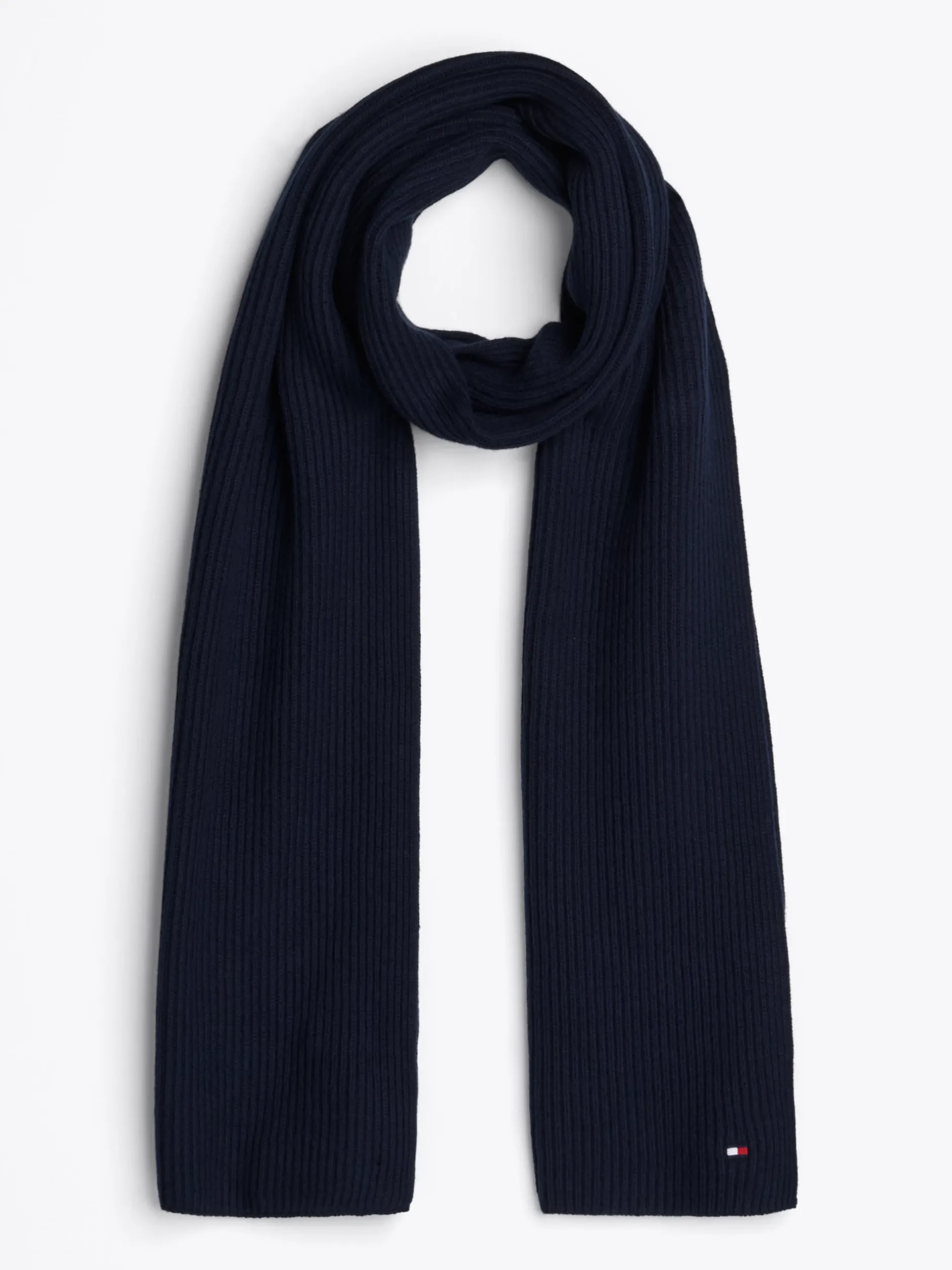 Szaliki|Szaliki*Tommy Hilfiger Szal Essential Z Flagą SPACE BLUE