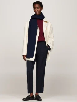 Szaliki|Szaliki*Tommy Hilfiger Szal Essential Z Flagą SPACE BLUE