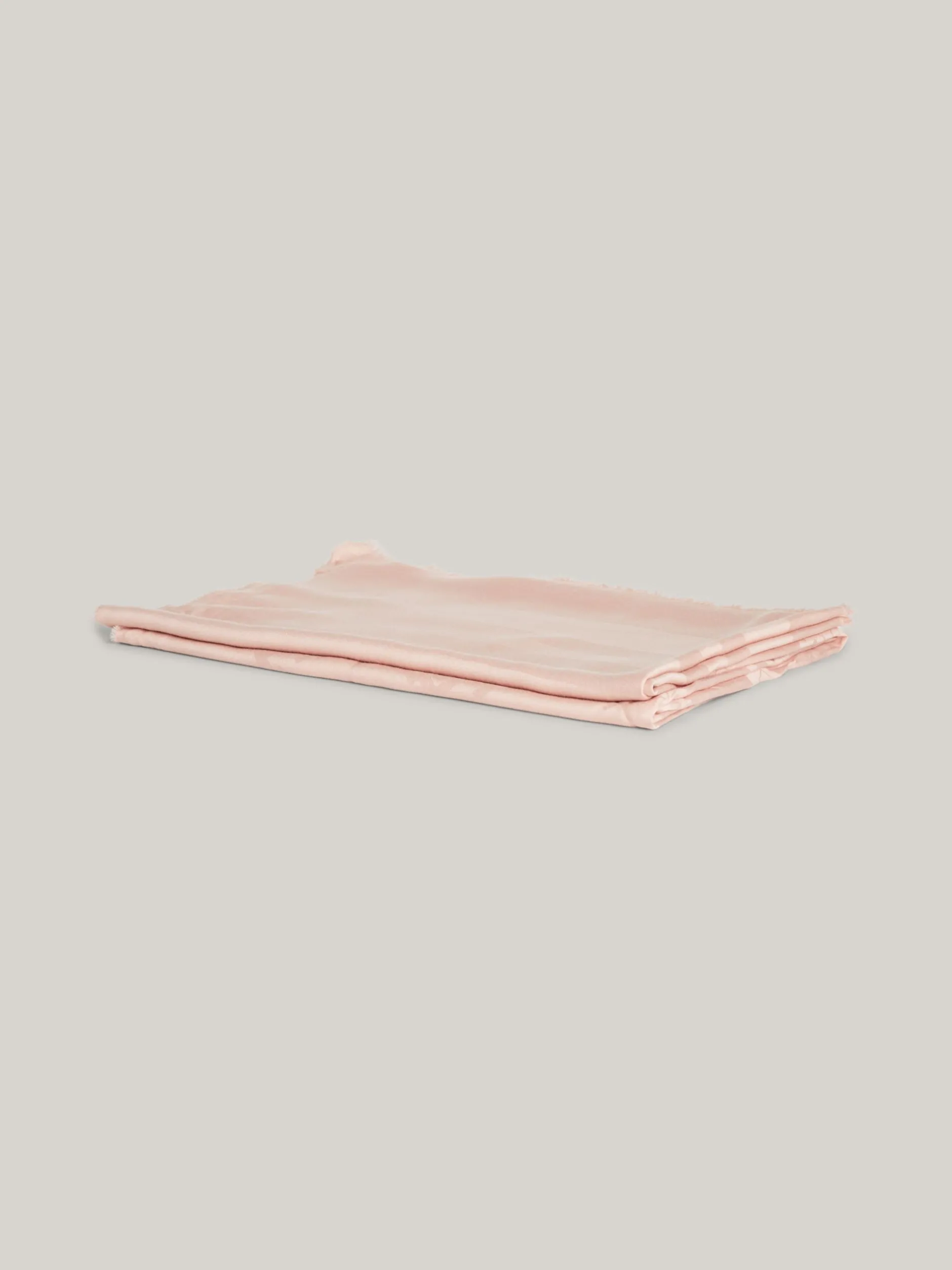 Szaliki|Szaliki*Tommy Hilfiger Szal Z Frędzlami I Monogramem TH PINK BLOOM
