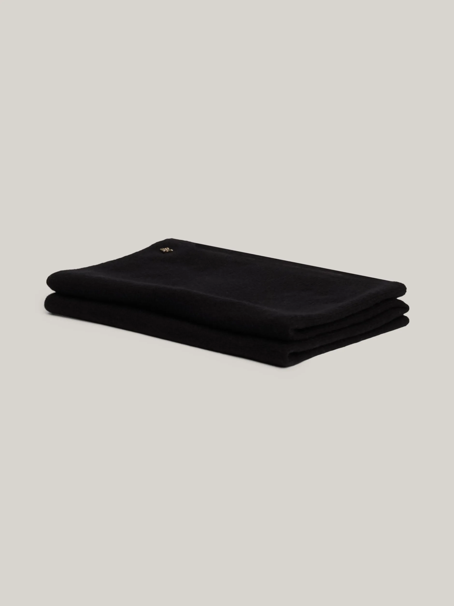 Szaliki|Szaliki*Tommy Hilfiger Szal Z Monogramem TH BLACK