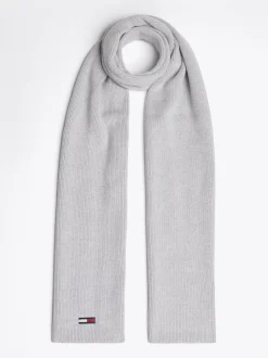 Szaliki|Szaliki*Tommy Hilfiger Szal Z Podłużną Flagą SILVER GREY HEATHER