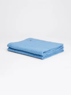 Szaliki|Szaliki*Tommy Hilfiger Szal Z Wełny Z Alpaki TH Monogram BREEZY BLUE