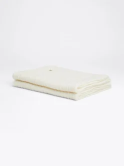 Szaliki|Szaliki*Tommy Hilfiger Szal Z Wełny Z Alpaki TH Monogram ANCIENT WHITE