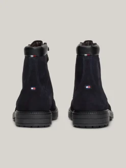 Buty Sznurowane|Buty*Tommy Hilfiger Sznurowane Botki Z Zamszu DESERT SKY