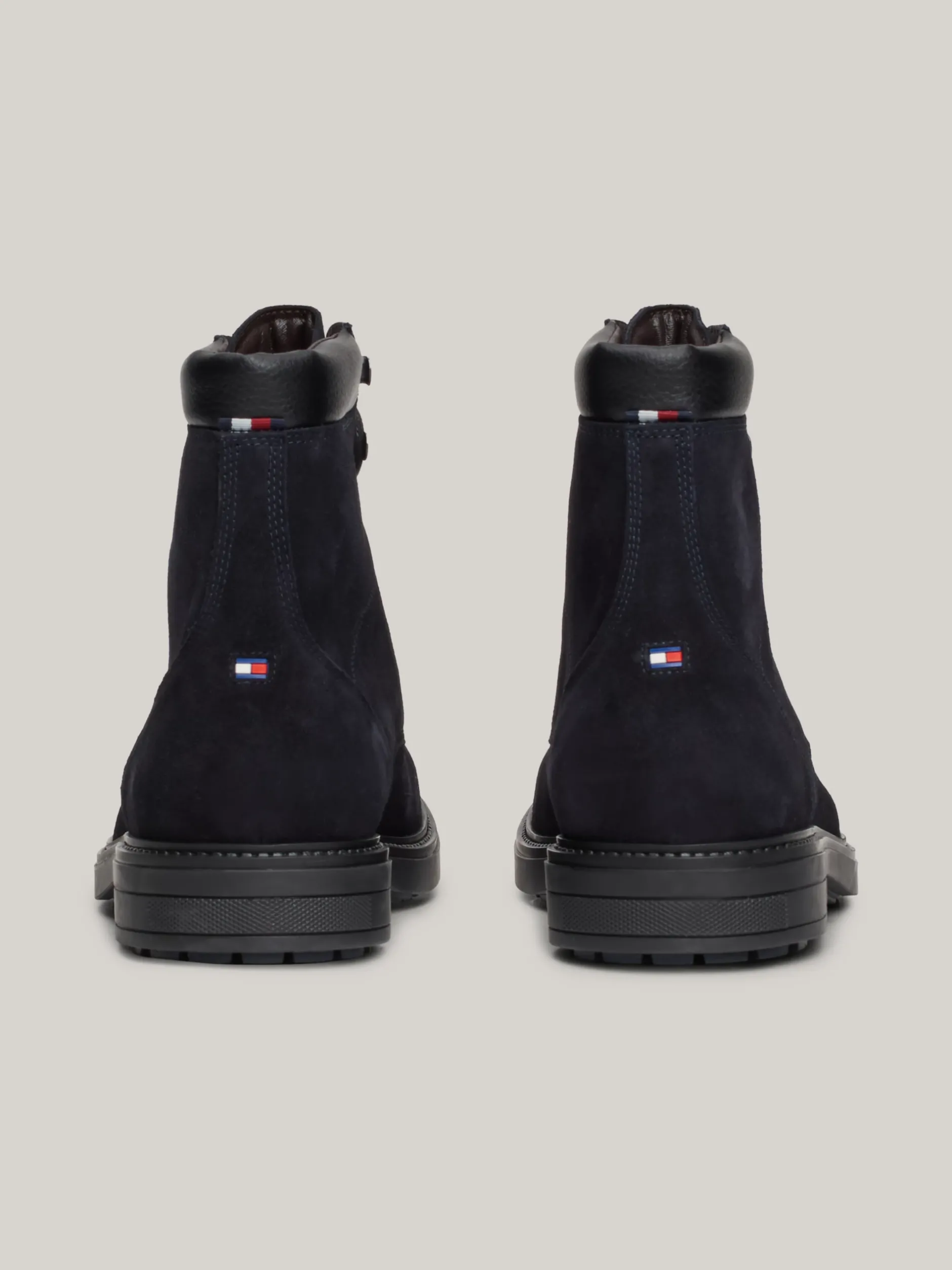 Buty Sznurowane|Buty*Tommy Hilfiger Sznurowane Botki Z Zamszu DESERT SKY