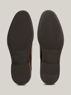 Buty Wizytowe|Buty Sznurowane*Tommy Hilfiger Sznurowane Buty Do Kostki Ze Skóry WINTER COGNAC
