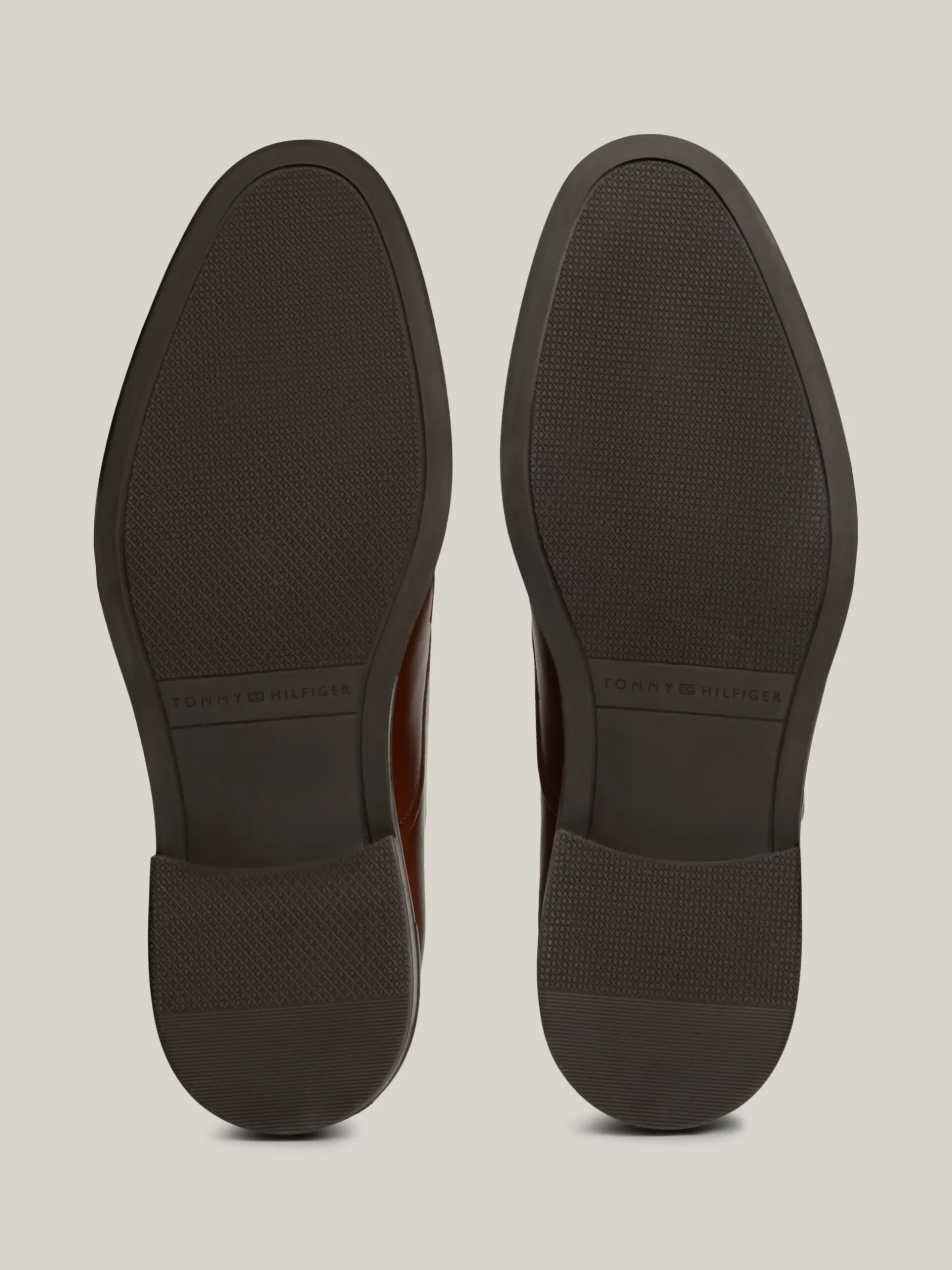 Buty Wizytowe|Buty Sznurowane*Tommy Hilfiger Sznurowane Buty Do Kostki Ze Skóry WINTER COGNAC