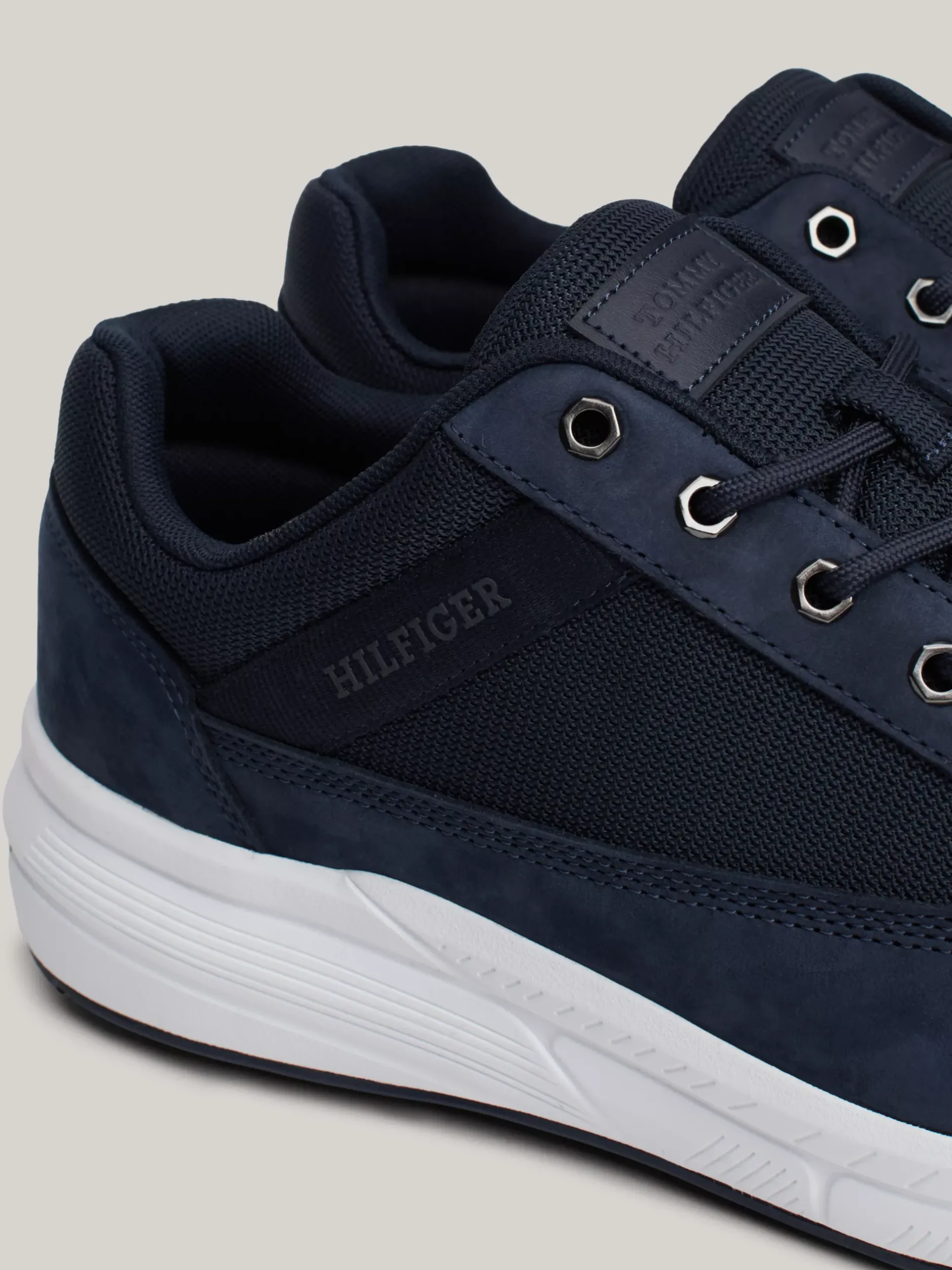 Sneakersy*Tommy Hilfiger Sznurowane Buty Hybrydowe Ze Skóry DESERT SKY