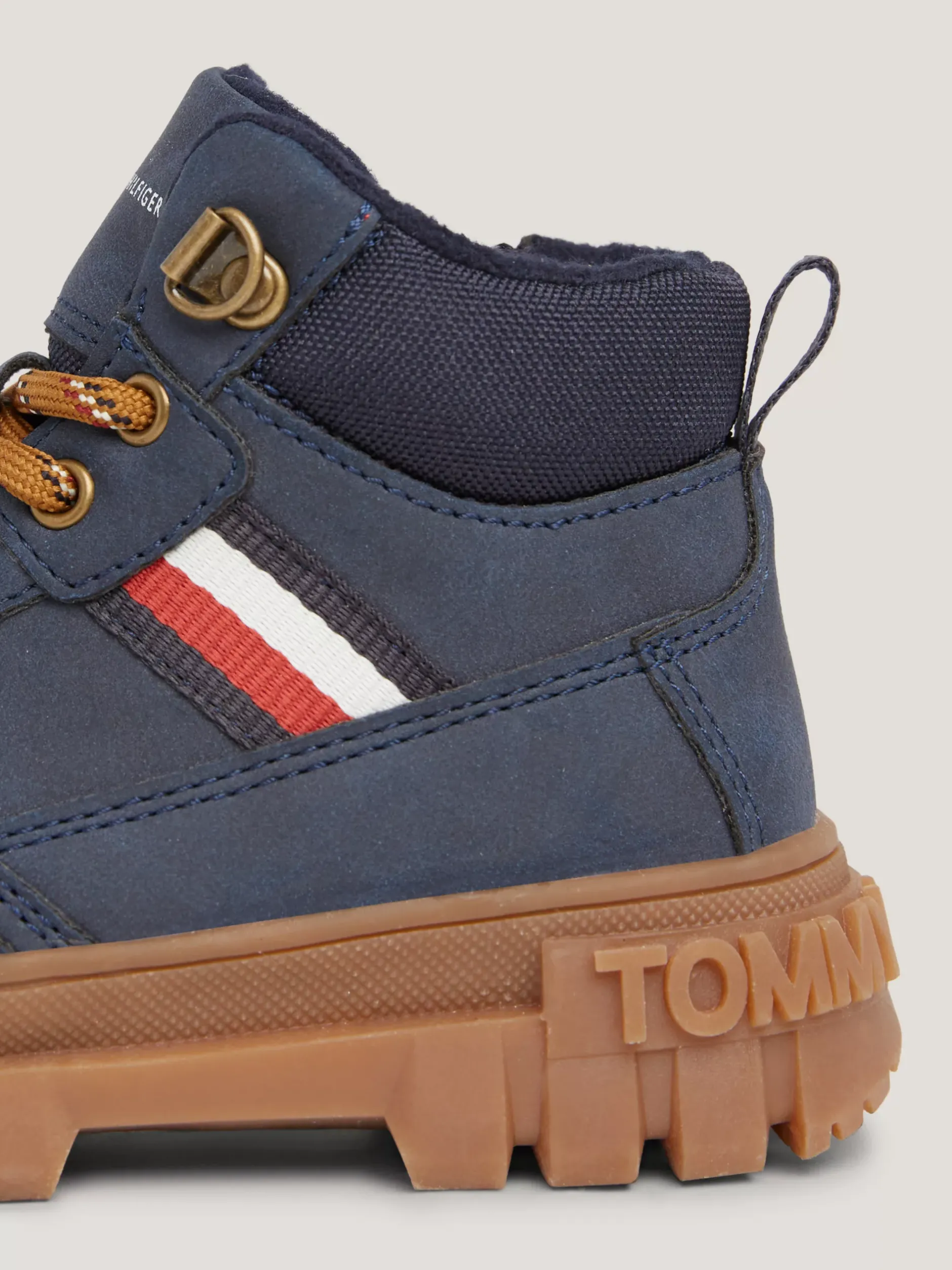 Obuwie I Akcesoria*Tommy Hilfiger Sznurowane Buty Na Podeszwie Z Protektorem BLUE