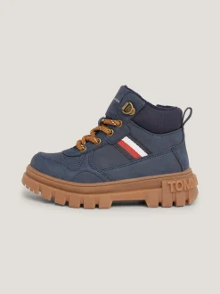Obuwie I Akcesoria*Tommy Hilfiger Sznurowane Buty Na Podeszwie Z Protektorem BLUE
