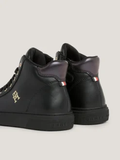 Obuwie I Akcesoria*Tommy Hilfiger Sznurowane Buty Sportowe Za Kostkę BLACK