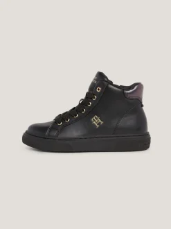 Obuwie I Akcesoria*Tommy Hilfiger Sznurowane Buty Sportowe Za Kostkę BLACK