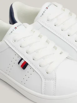 Obuwie I Akcesoria|Obuwie I Akcesoria*Tommy Hilfiger Sznurowane Buty Sportowe Z Logo WHITE