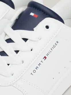 Obuwie I Akcesoria|Obuwie I Akcesoria*Tommy Hilfiger Sznurowane Buty Sportowe Z Logo WHITE/BLUE