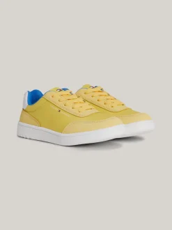Obuwie I Akcesoria|Obuwie I Akcesoria*Tommy Hilfiger Sznurowane Buty Sportowe O Mieszanej Fakturze YELLOW