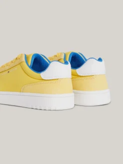 Obuwie I Akcesoria|Obuwie I Akcesoria*Tommy Hilfiger Sznurowane Buty Sportowe O Mieszanej Fakturze YELLOW