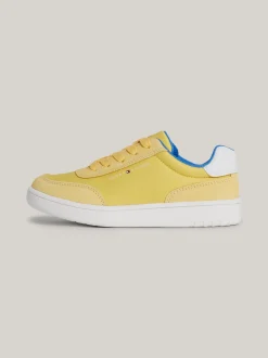 Obuwie I Akcesoria|Obuwie I Akcesoria*Tommy Hilfiger Sznurowane Buty Sportowe O Mieszanej Fakturze YELLOW