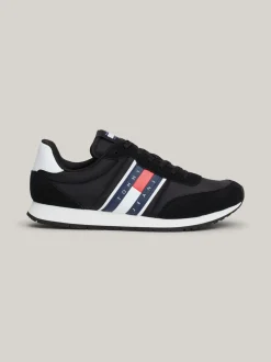 Sneakersy*Tommy Hilfiger Sznurowane Buty Sportowe Do Biegania Z Logo BLACK