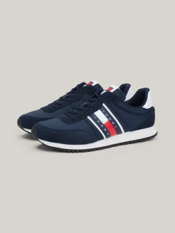 Sneakersy*Tommy Hilfiger Sznurowane Buty Sportowe Do Biegania Z Logo DARK NIGHT NAVY