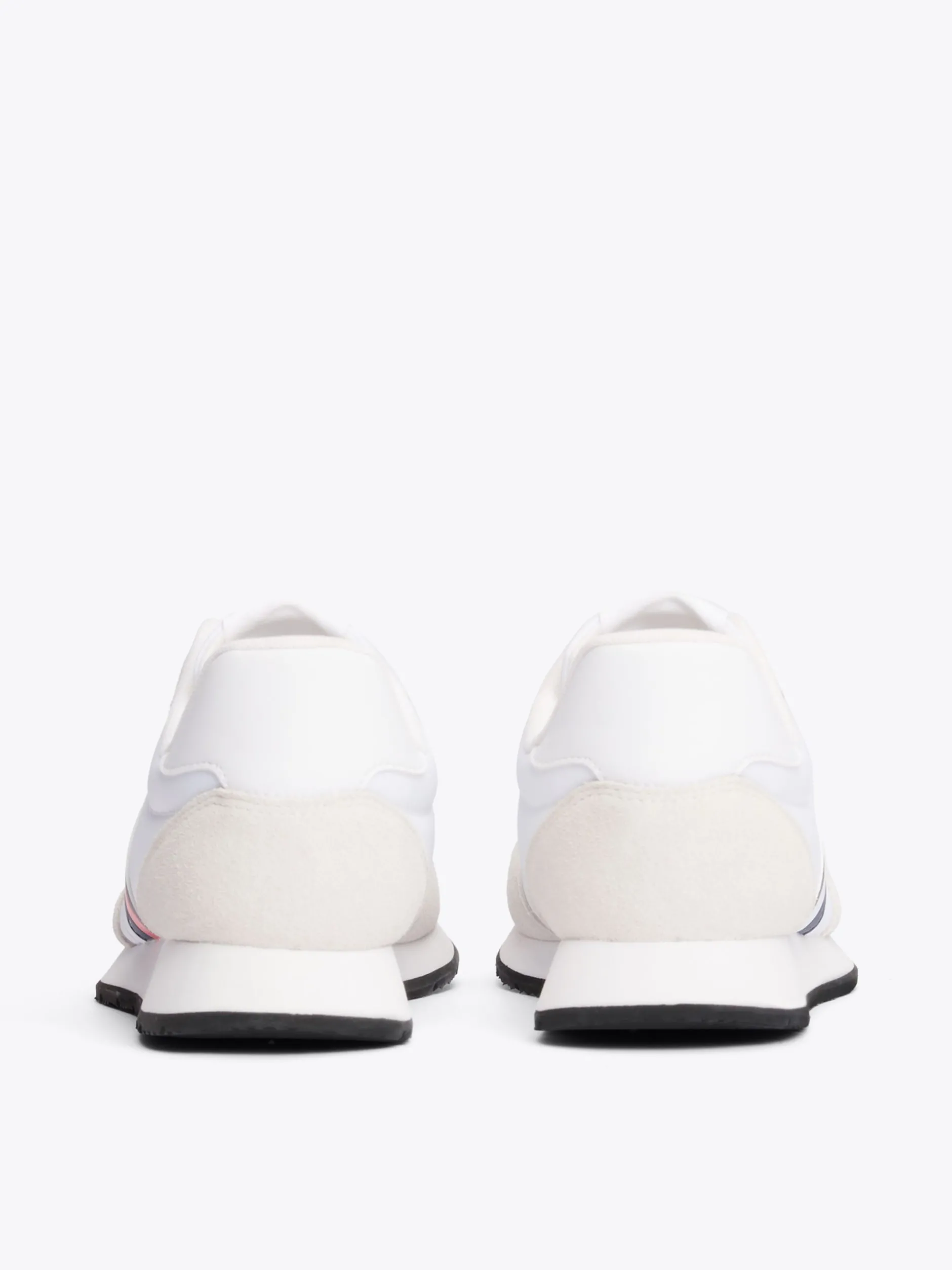 Sneakersy|White Trainers*Tommy Hilfiger Sznurowane Buty Sportowe Do Biegania Z Logo WHITE