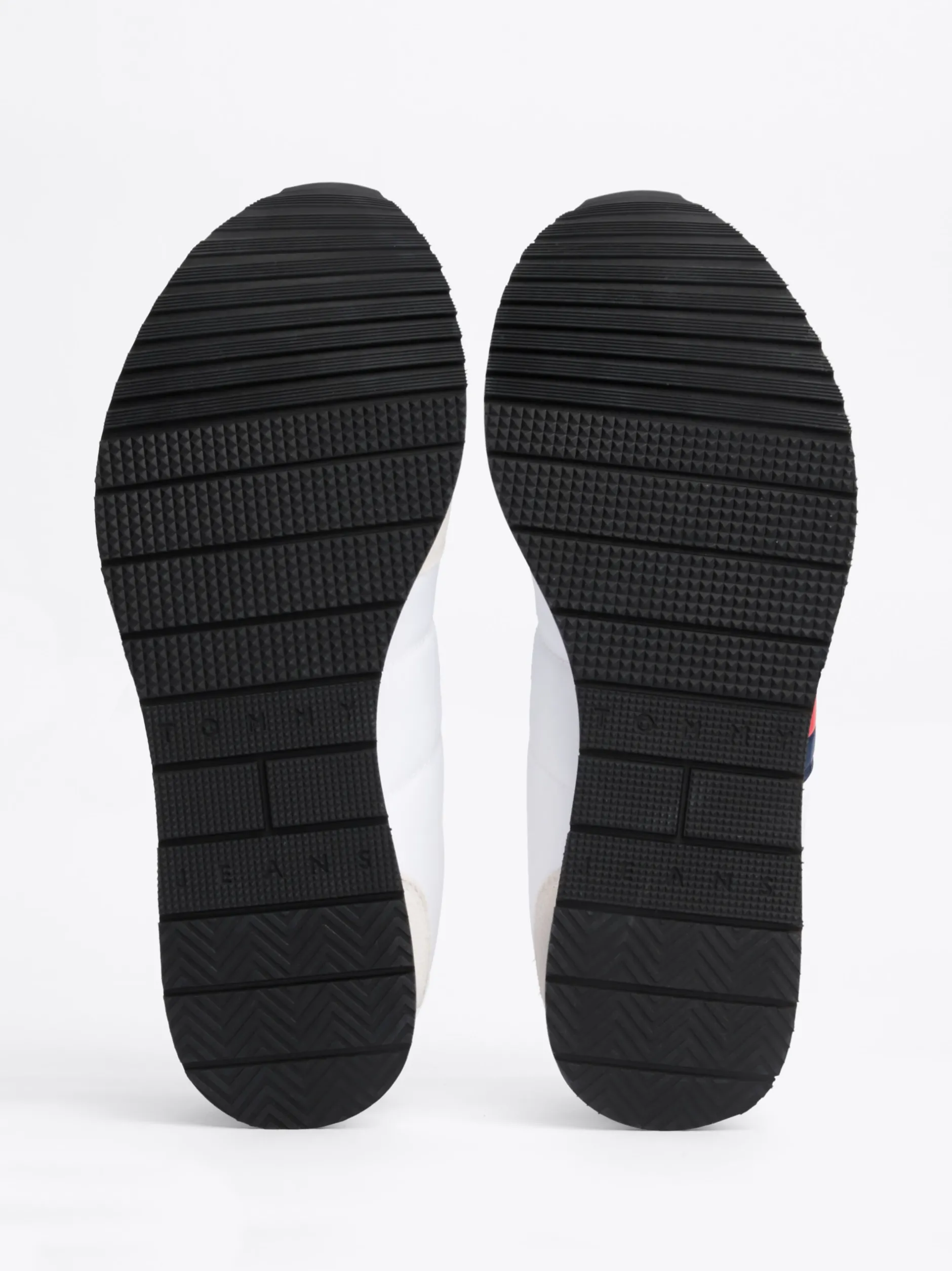 Sneakersy|White Trainers*Tommy Hilfiger Sznurowane Buty Sportowe Do Biegania Z Logo WHITE