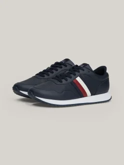 Sneakersy*Tommy Hilfiger Sznurowane Buty Sportowe Z Sygnowaną Taśmą DESERT SKY