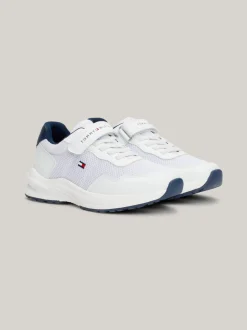 Obuwie I Akcesoria|Obuwie I Akcesoria*Tommy Hilfiger Sznurowane Buty Z Logo I Zapięciem Na Rzepy WHITE