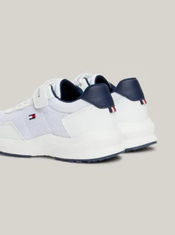 Obuwie I Akcesoria|Obuwie I Akcesoria*Tommy Hilfiger Sznurowane Buty Z Logo I Zapięciem Na Rzepy WHITE