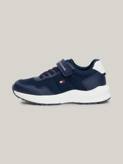 Obuwie I Akcesoria|Obuwie I Akcesoria*Tommy Hilfiger Sznurowane Buty Z Logo I Zapięciem Na Rzepy BLUE