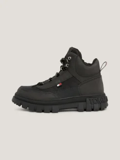 Obuwie I Akcesoria*Tommy Hilfiger Sznurowane Buty Za Kostkę BLACK