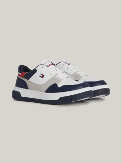 Obuwie I Akcesoria|Obuwie I Akcesoria*Tommy Hilfiger Sznurowane Buty Ze Wzorem Z Blokami Kolorów WHITE/BLUE/RED