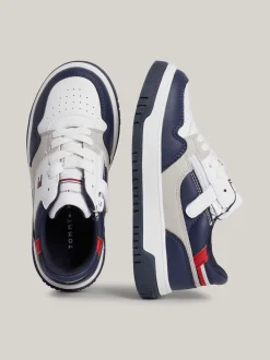 Obuwie I Akcesoria|Obuwie I Akcesoria*Tommy Hilfiger Sznurowane Buty Ze Wzorem Z Blokami Kolorów WHITE/BLUE/RED