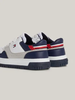 Obuwie I Akcesoria|Obuwie I Akcesoria*Tommy Hilfiger Sznurowane Buty Ze Wzorem Z Blokami Kolorów WHITE/BLUE/RED