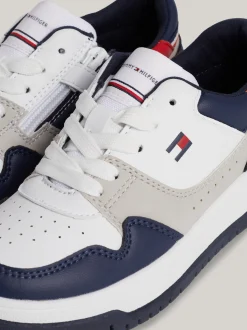 Obuwie I Akcesoria|Obuwie I Akcesoria*Tommy Hilfiger Sznurowane Buty Ze Wzorem Z Blokami Kolorów WHITE/BLUE/RED