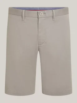 Szorty*Tommy Hilfiger Szorty Brooklyn W Stylu Chinosów Z Kolekcji 1985 HYDROGEN GREY
