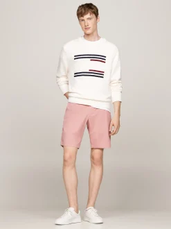 Szorty*Tommy Hilfiger Szorty Brooklyn W Stylu Chinosów Z Kolekcji 1985 TERRA PINK