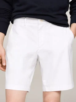 Szorty*Tommy Hilfiger Szorty Brooklyn W Stylu Chinosów Z Kolekcji 1985 TH OPTIC WHITE