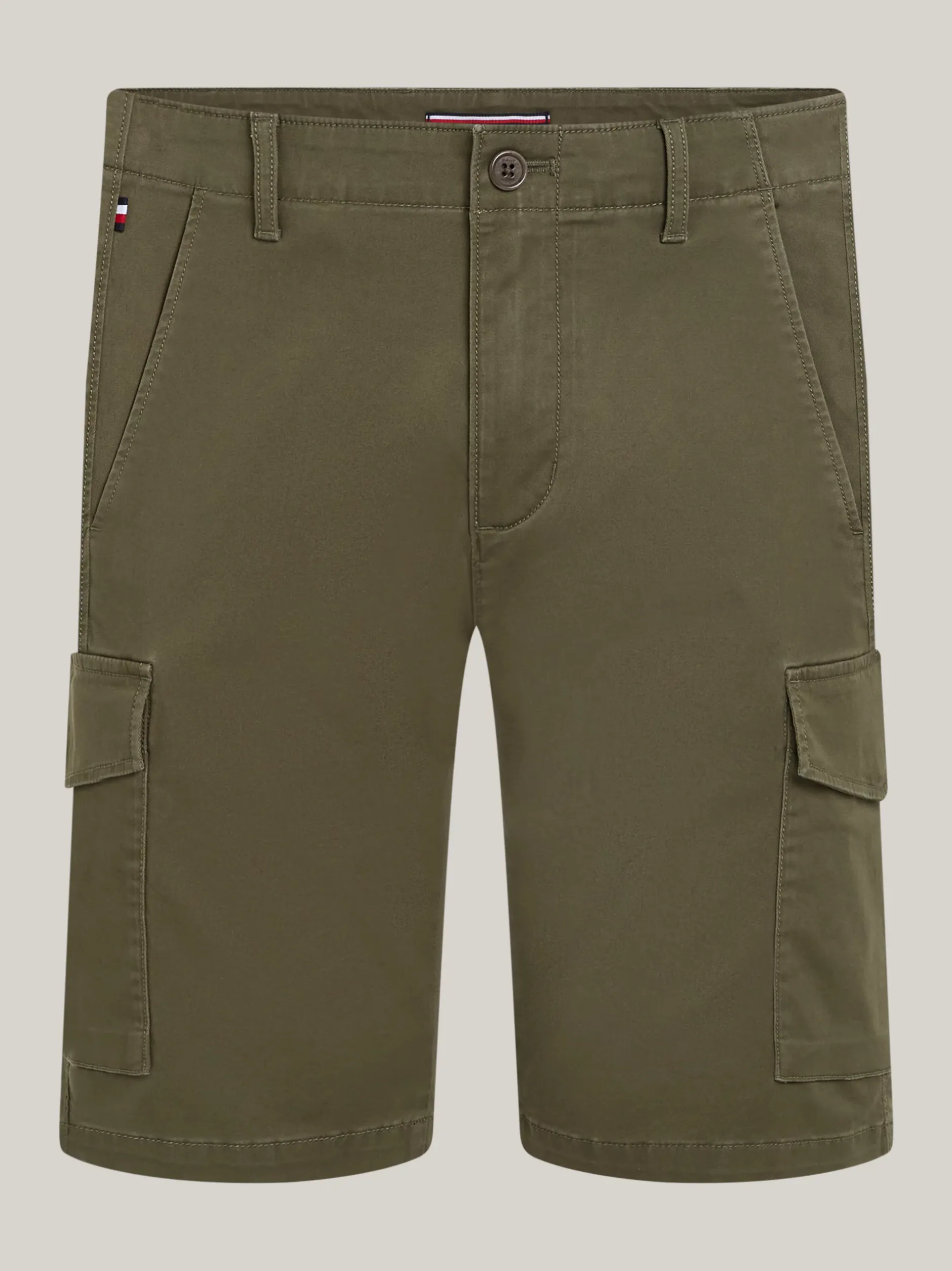 Szorty*Tommy Hilfiger Szorty Cargo Z Kolekcji 1985 ARMY GREEN