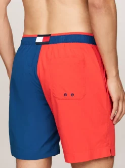 Stroje Kąpielowe*Tommy Hilfiger Szorty Do Pływania O Dłuższym Kroju ANCHOR BLUE