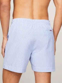 Stroje Kąpielowe*Tommy Hilfiger Szorty Do Pływania Original W Prążki ITHACA WHITE / BLUE SPELL