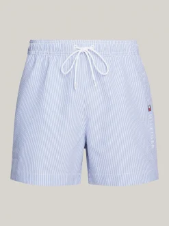 Stroje Kąpielowe*Tommy Hilfiger Szorty Do Pływania Original W Prążki ITHACA WHITE / BLUE SPELL