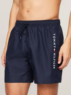 Stroje Kąpielowe*Tommy Hilfiger Szorty Do Pływania TH Original Z Troczkami DESERT SKY