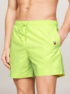 Stroje Kąpielowe*Tommy Hilfiger Szorty Do Pływania TH Original Z Troczkami FADED LIME