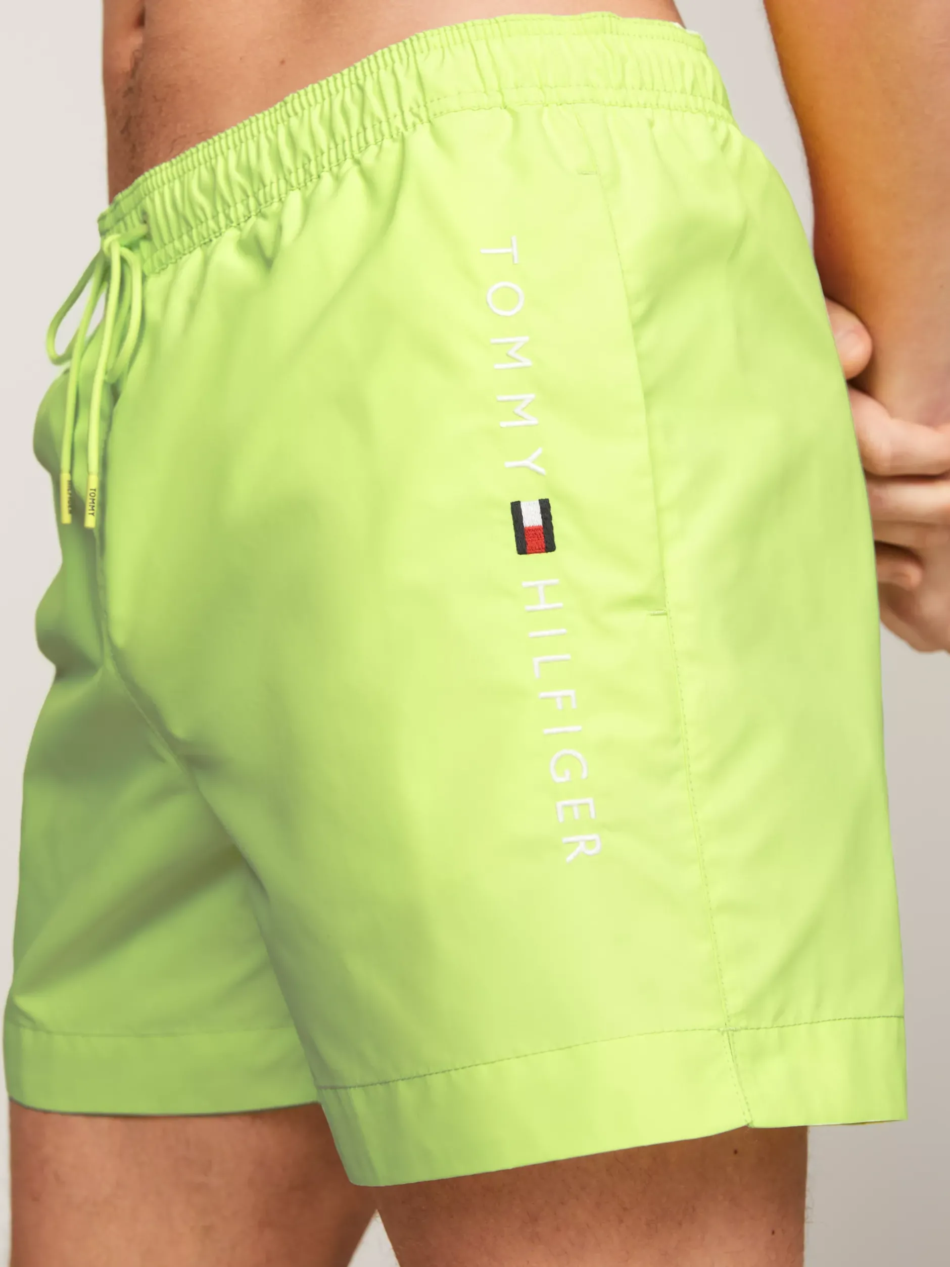 Stroje Kąpielowe*Tommy Hilfiger Szorty Do Pływania TH Original Z Troczkami FADED LIME