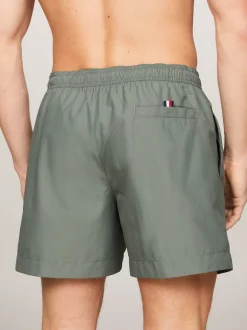Stroje Kąpielowe*Tommy Hilfiger Szorty Do Pływania TH Original Z Troczkami STONEWASH GREEN