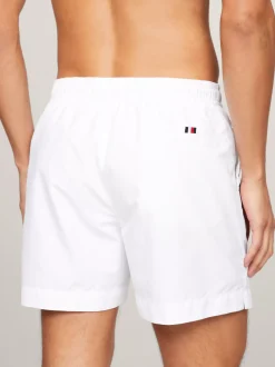 Stroje Kąpielowe*Tommy Hilfiger Szorty Do Pływania TH Original Z Troczkami TH OPTIC WHITE